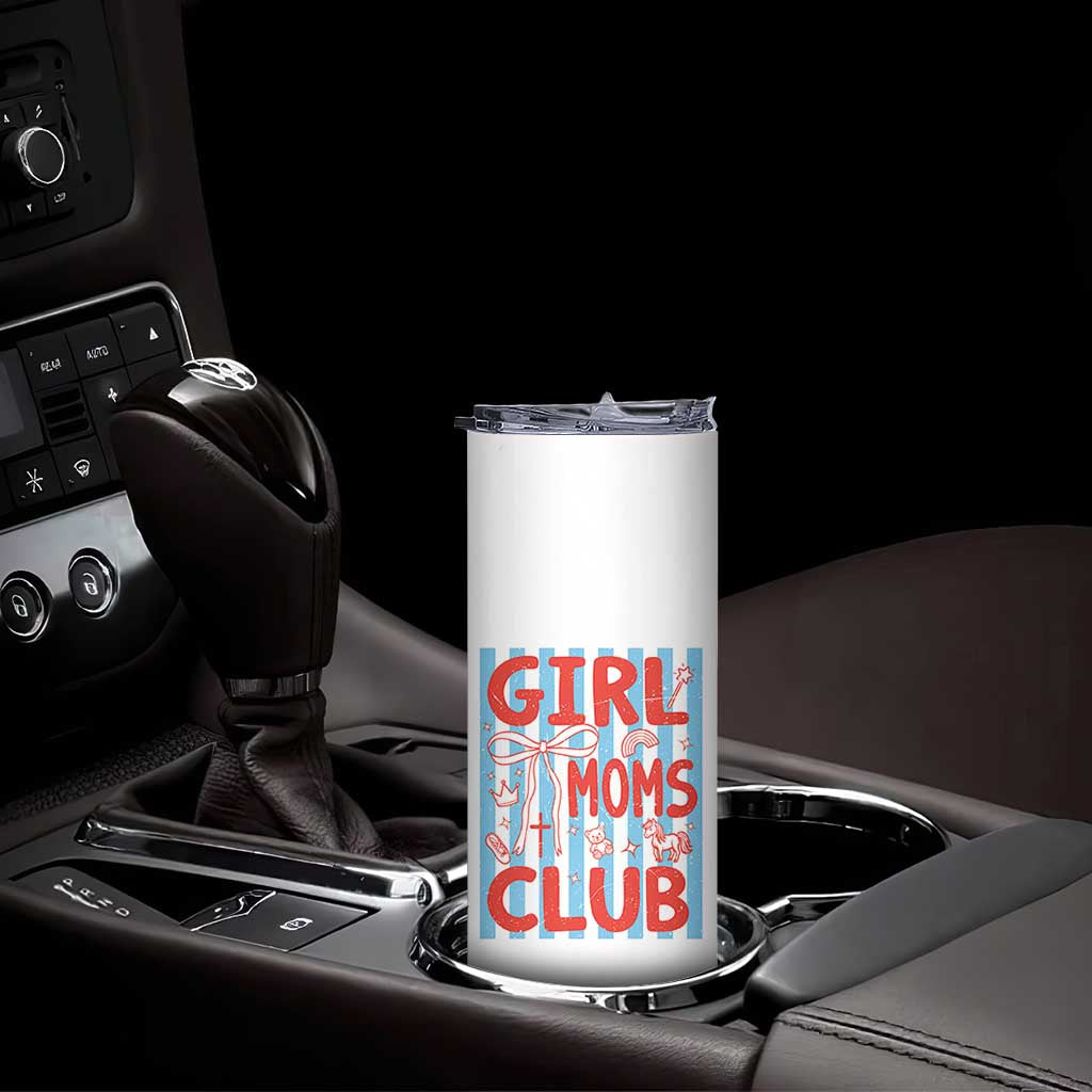Girl Mom Club Skinny Tumbler Pregnancy Announcement First Time Mother's Day TS14 Print Your Wear
