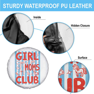 Girl Mom Club Spare Tire Cover Pregnancy Announcement First Time Mother's Day TS14 Print Your Wear