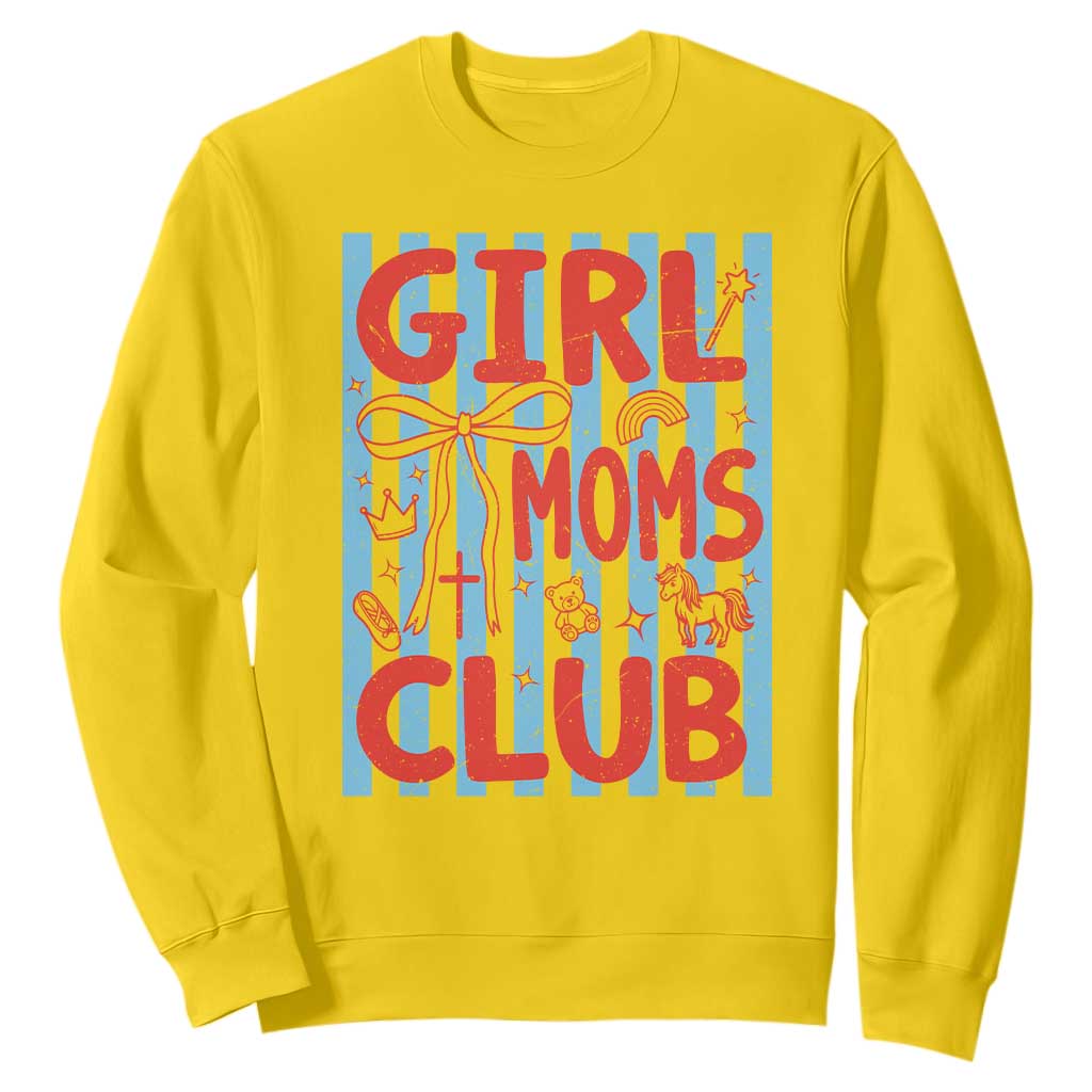 Girl Mom Club Sweatshirt Pregnancy Announcement First Time Mother's Day TS14 Daisy Print Your Wear