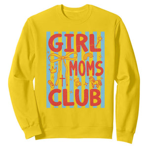 Girl Mom Club Sweatshirt Pregnancy Announcement First Time Mother's Day TS14 Daisy Print Your Wear