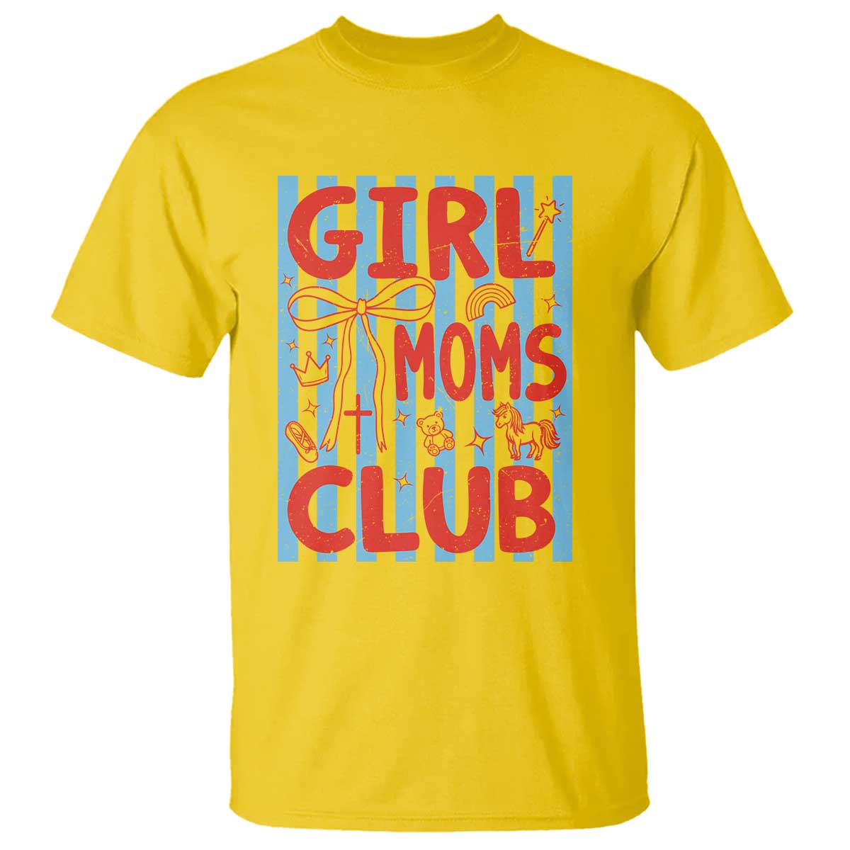 Girl Mom Club T Shirt Pregnancy Announcement First Time Mother's Day TS14 Daisy Print Your Wear