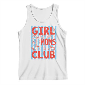 Girl Mom Club Tank Top Pregnancy Announcement First Time Mother's Day TS14 White Print Your Wear