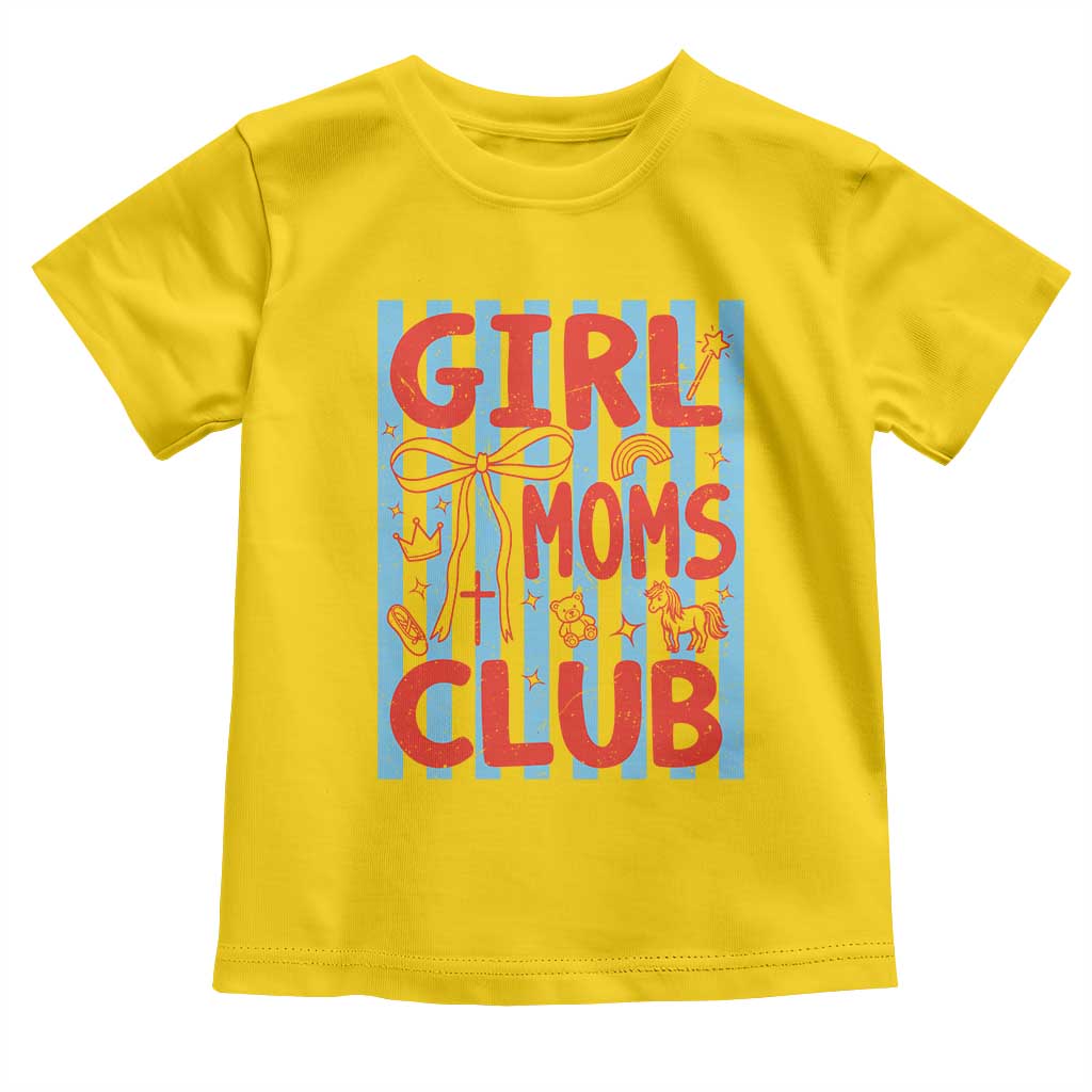 Girl Mom Club Toddler T Shirt Pregnancy Announcement First Time Mother's Day TS14 Daisy Print Your Wear