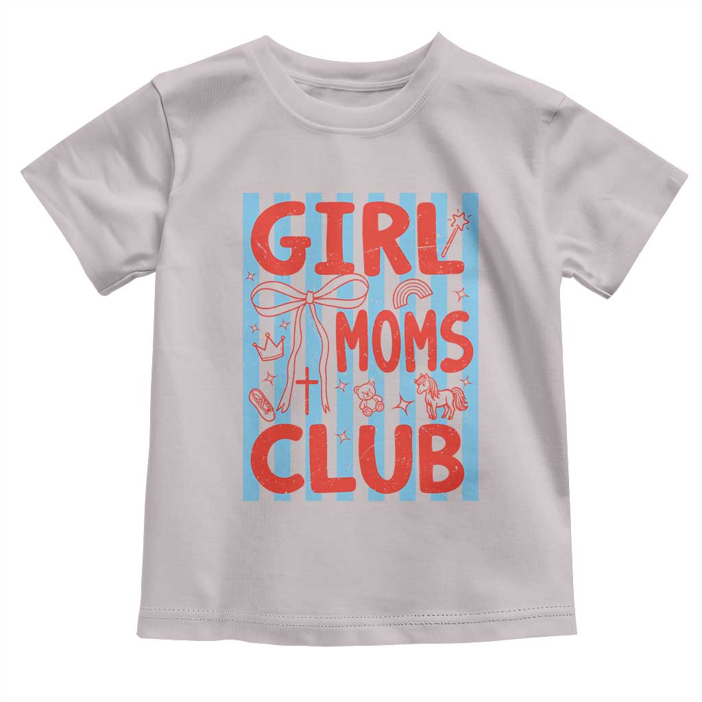 Girl Mom Club Toddler T Shirt Pregnancy Announcement First Time Mother's Day TS14 Ice Gray Print Your Wear