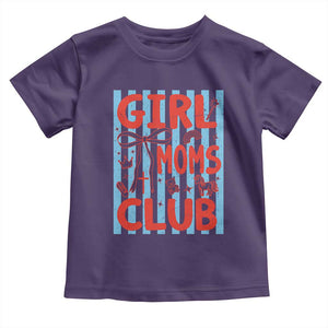 Girl Mom Club Toddler T Shirt Pregnancy Announcement First Time Mother's Day TS14 Purple Print Your Wear