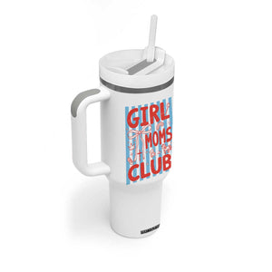 Girl Mom Club Tumbler With Handle Pregnancy Announcement First Time Mother's Day TS14 Print Your Wear