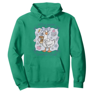 Silly Goose Teacher Club Hoodie Funny Back to School First Day TS14 Irish Green Print Your Wear