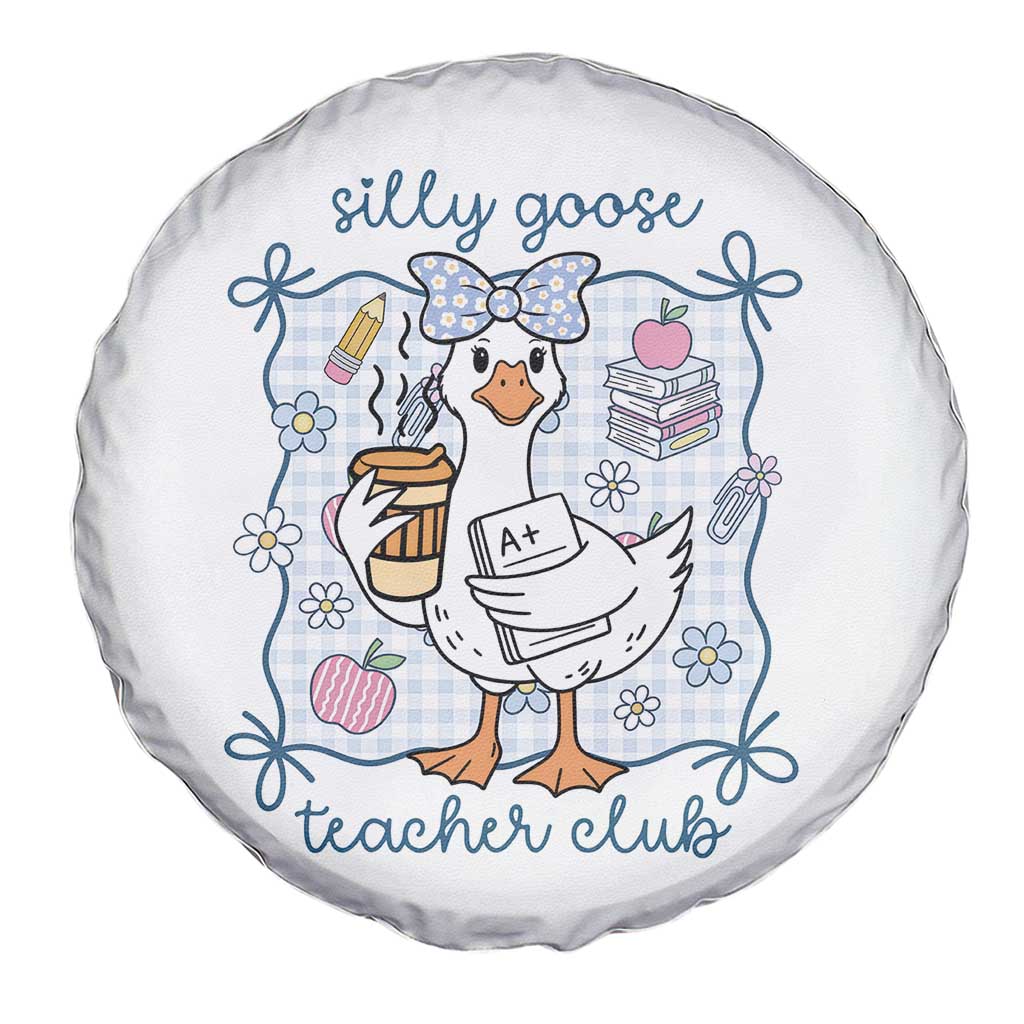 Silly Goose Teacher Club Spare Tire Cover Funny Back to School First Day TS14 Print Your Wear
