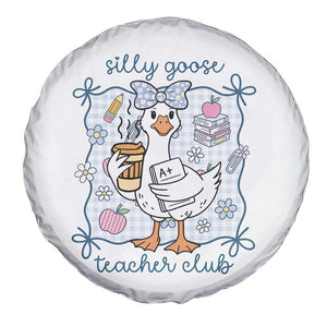 Silly Goose Teacher Club Spare Tire Cover Funny Back to School First Day TS14 Print Your Wear