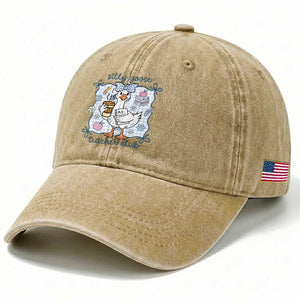 Silly Goose Teacher Club Washed Cotton Baseball Cap Funny Back to School First Day TS14 Print Your Wear