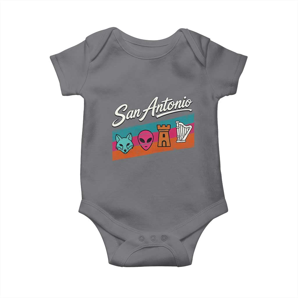 Funny Fox Alien Castle Harper Meme Baby Onesie San Antonio Texas Pride Sports Fan