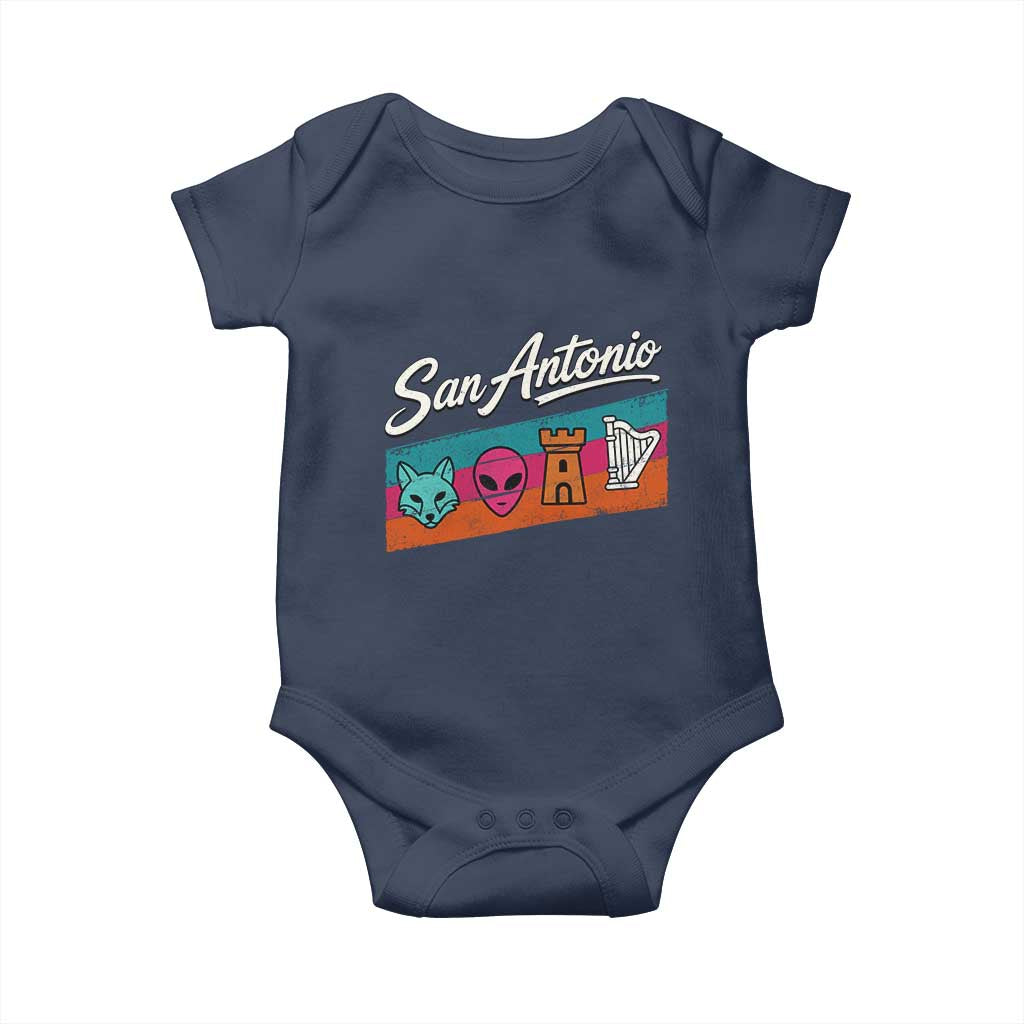 Funny Fox Alien Castle Harper Meme Baby Onesie San Antonio Texas Pride Sports Fan