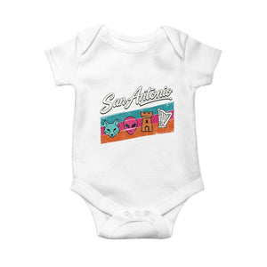 Funny Fox Alien Castle Harper Meme Baby Onesie San Antonio Texas Pride Sports Fan