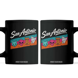 Funny Fox Alien Castle Harper Meme Coffee Mug San Antonio Texas Pride Sports Fan