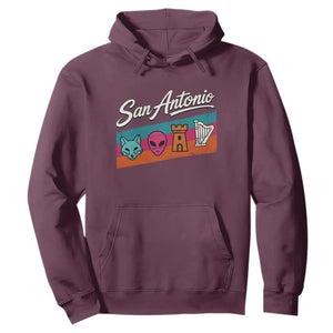 Funny Fox Alien Castle Harper Meme Hoodie San Antonio Texas Pride Sports Fan