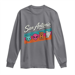 Funny Fox Alien Castle Harper Meme Long Sleeve Shirt San Antonio Texas Pride Sports Fan