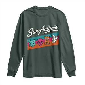 Funny Fox Alien Castle Harper Meme Long Sleeve Shirt San Antonio Texas Pride Sports Fan