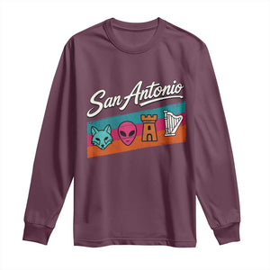 Funny Fox Alien Castle Harper Meme Long Sleeve Shirt San Antonio Texas Pride Sports Fan