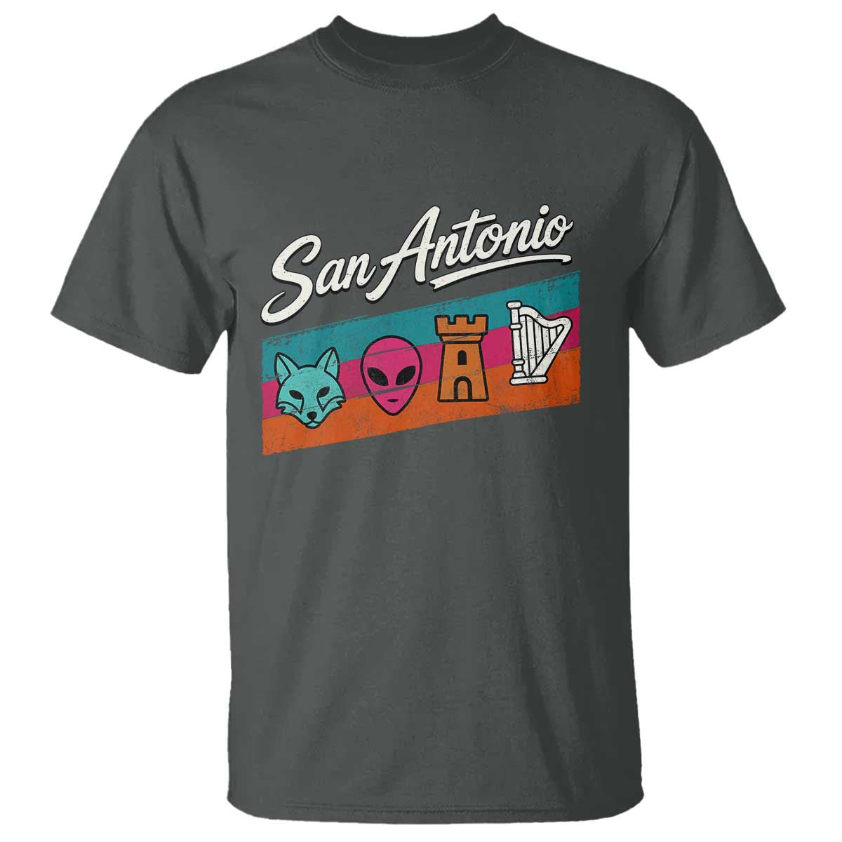 Funny Fox Alien Castle Harper Meme T Shirt San Antonio Texas Pride Sports Fan