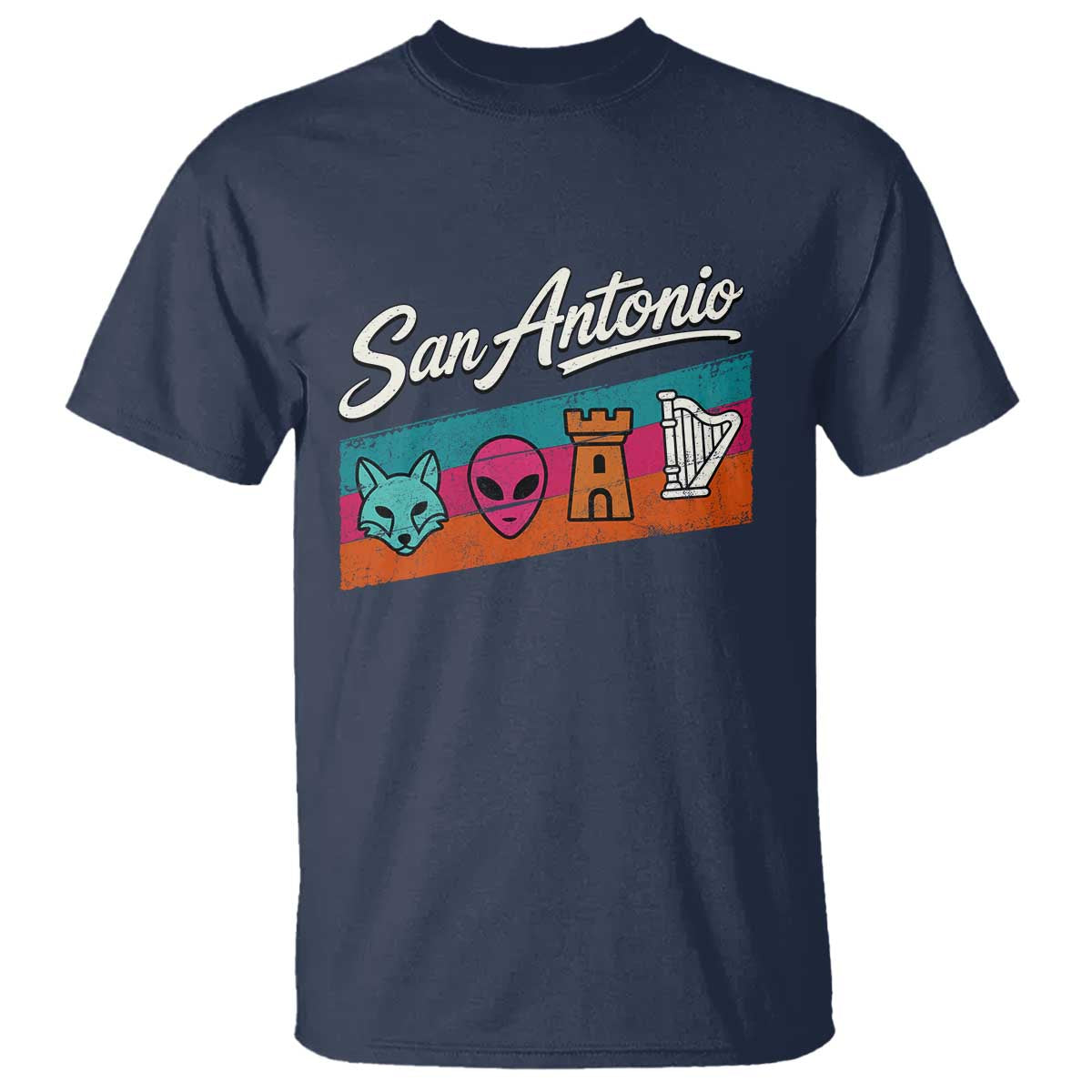 Funny Fox Alien Castle Harper Meme T Shirt San Antonio Texas Pride Sports Fan