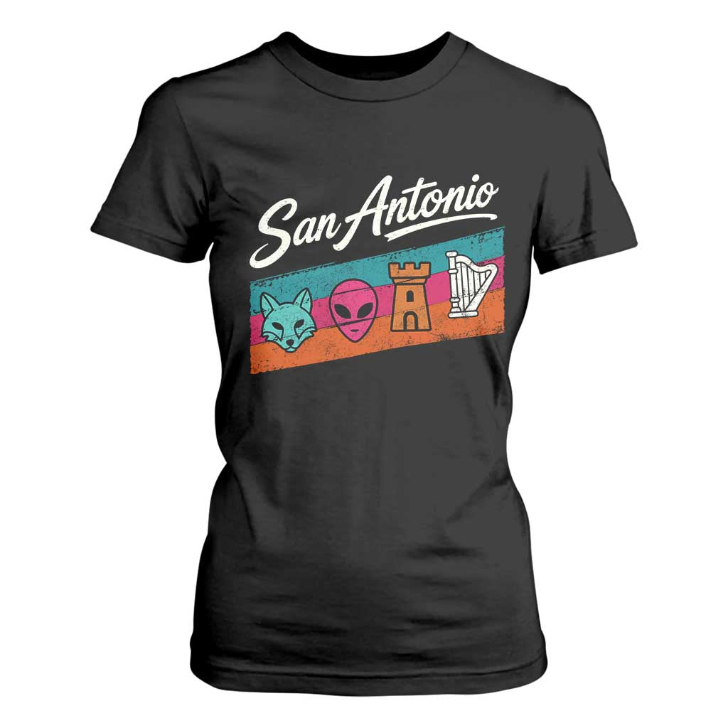 Funny Fox Alien Castle Harper Meme T Shirt For Women San Antonio Texas Pride Sports Fan TS14 Black Print Your Wear