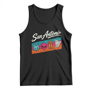 Funny Fox Alien Castle Harper Meme Tank Top San Antonio Texas Pride Sports Fan