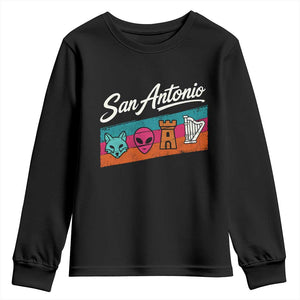 Funny Fox Alien Castle Harper Meme Youth Sweatshirt San Antonio Texas Pride Sports Fan
