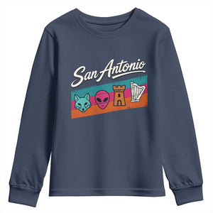 Funny Fox Alien Castle Harper Meme Youth Sweatshirt San Antonio Texas Pride Sports Fan