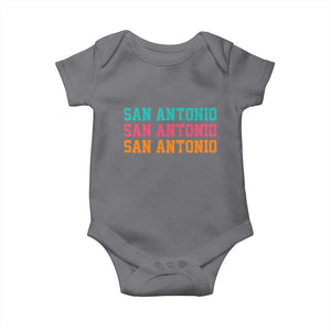 San Antonio Texas Pride Sports Fan Style Baby Onesie TX Game Day San Antonio Texas Pride Sports Fan