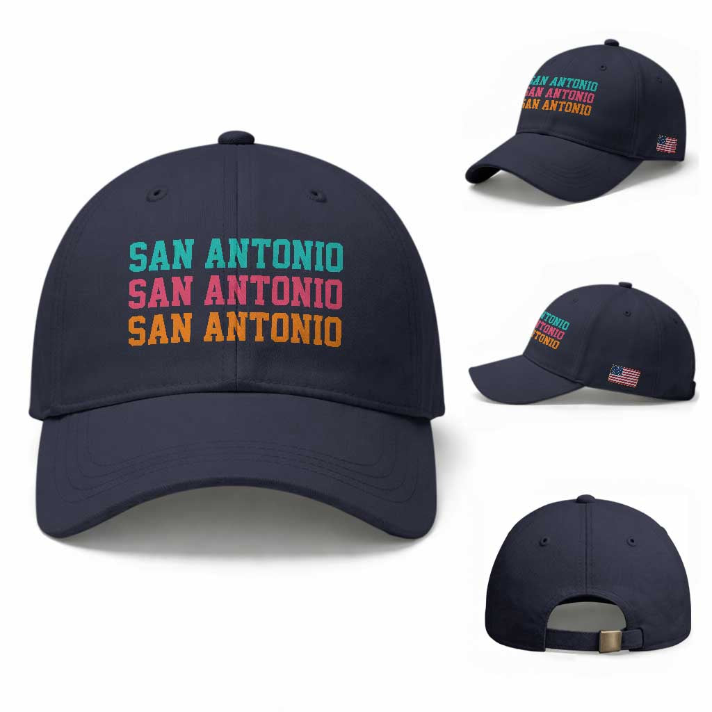 San Antonio Texas Pride Sports Fan Style Baseball Cap TX Game Day San Antonio Texas Pride Sports Fan
