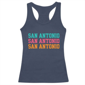 San Antonio Texas Pride Sports Fan Style Racerback Tank Top TX Game Day San Antonio Texas Pride Sports Fan