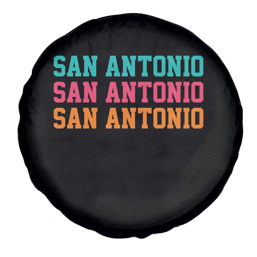 San Antonio Texas Pride Sports Fan Style Spare Tire Cover TX Game Day San Antonio Texas Pride Sports Fan