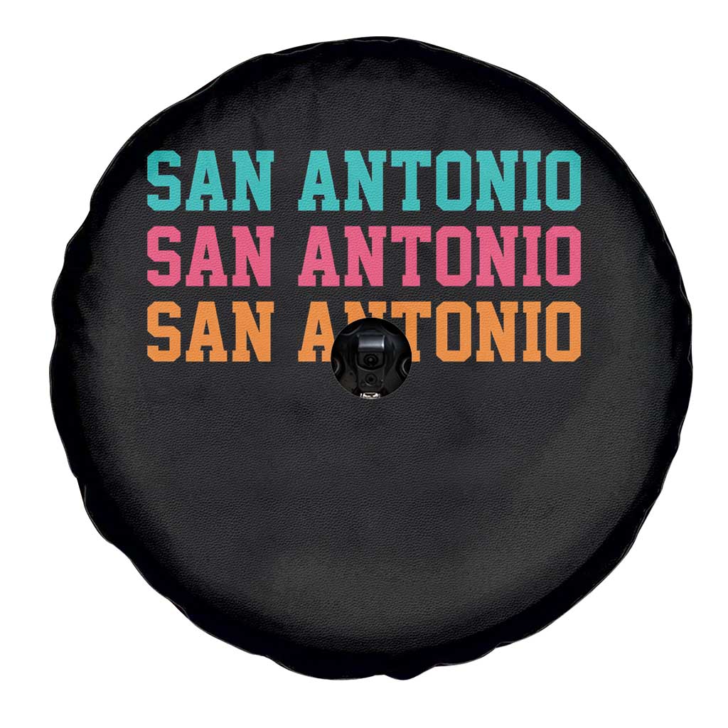 San Antonio Texas Pride Sports Fan Style Spare Tire Cover TX Game Day San Antonio Texas Pride Sports Fan