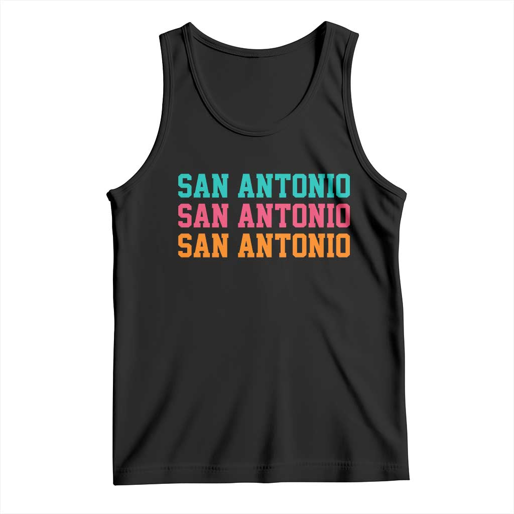 San Antonio Texas Pride Sports Fan Style Tank Top TX Game Day San Antonio Texas Pride Sports Fan
