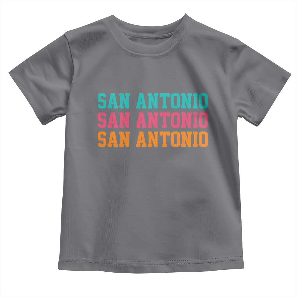 San Antonio Texas Pride Sports Fan Style Toddler T Shirt TX Game Day San Antonio Texas Pride Sports Fan