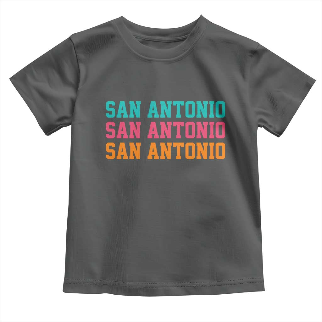 San Antonio Texas Pride Sports Fan Style Toddler T Shirt TX Game Day San Antonio Texas Pride Sports Fan