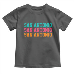 San Antonio Texas Pride Sports Fan Style Toddler T Shirt TX Game Day San Antonio Texas Pride Sports Fan
