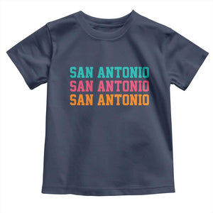 San Antonio Texas Pride Sports Fan Style Toddler T Shirt TX Game Day San Antonio Texas Pride Sports Fan
