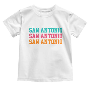 San Antonio Texas Pride Sports Fan Style Toddler T Shirt TX Game Day San Antonio Texas Pride Sports Fan