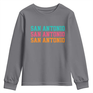 San Antonio Texas Pride Sports Fan Style Youth Sweatshirt TX Game Day San Antonio Texas Pride Sports Fan