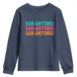 San Antonio Texas Pride Sports Fan Style Youth Sweatshirt TX Game Day San Antonio Texas Pride Sports Fan