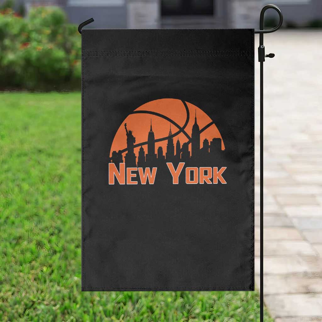 New York Skyline NY State Pride Garden Flag Game Day Sports Fan