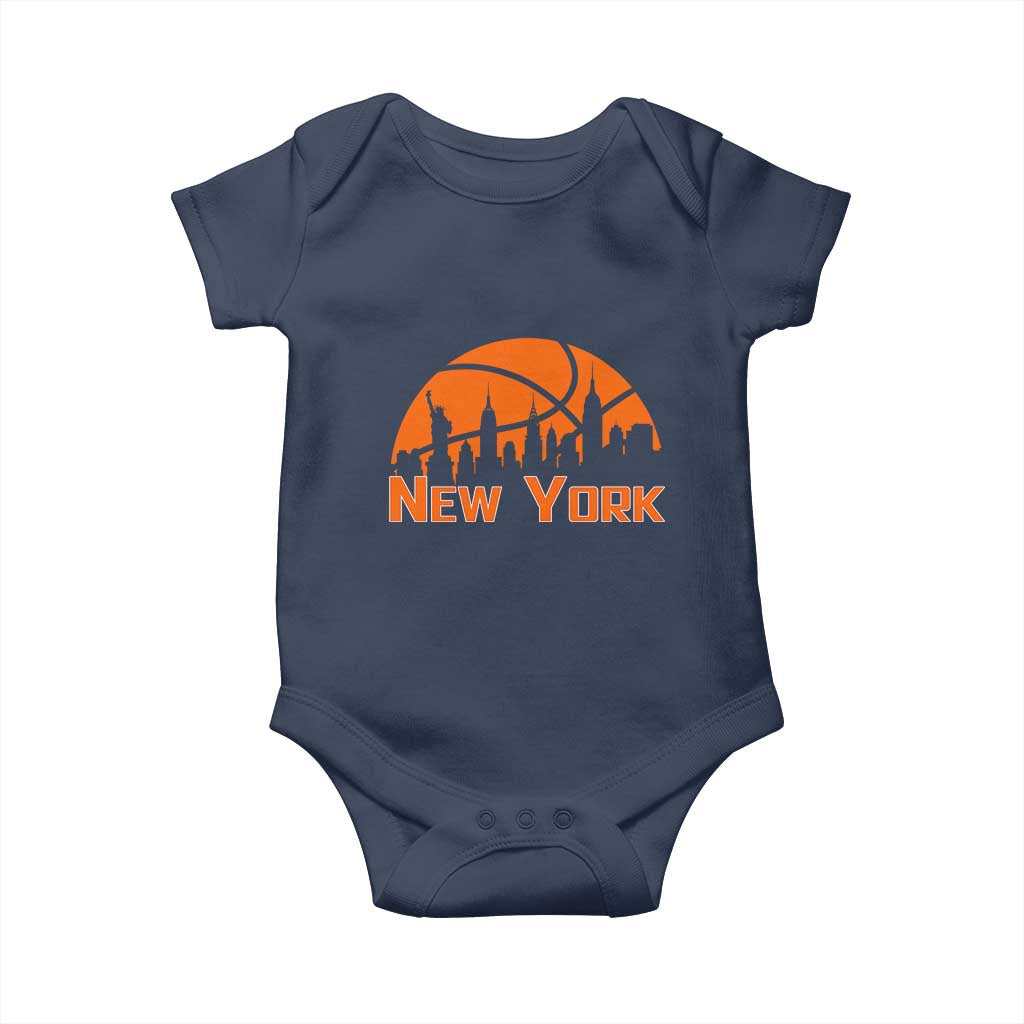 New York Skyline NY State Pride Baby Onesie Game Day Sports Fan