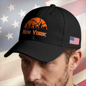 New York Skyline NY State Pride Baseball Cap Game Day Sports Fan