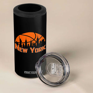 New York Skyline NY State Pride 4 in 1 Can Cooler Tumbler Game Day Sports Fan