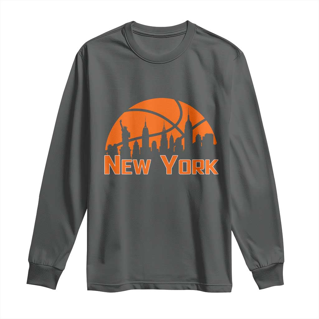 New York Skyline NY State Pride Long Sleeve Shirt Game Day Sports Fan