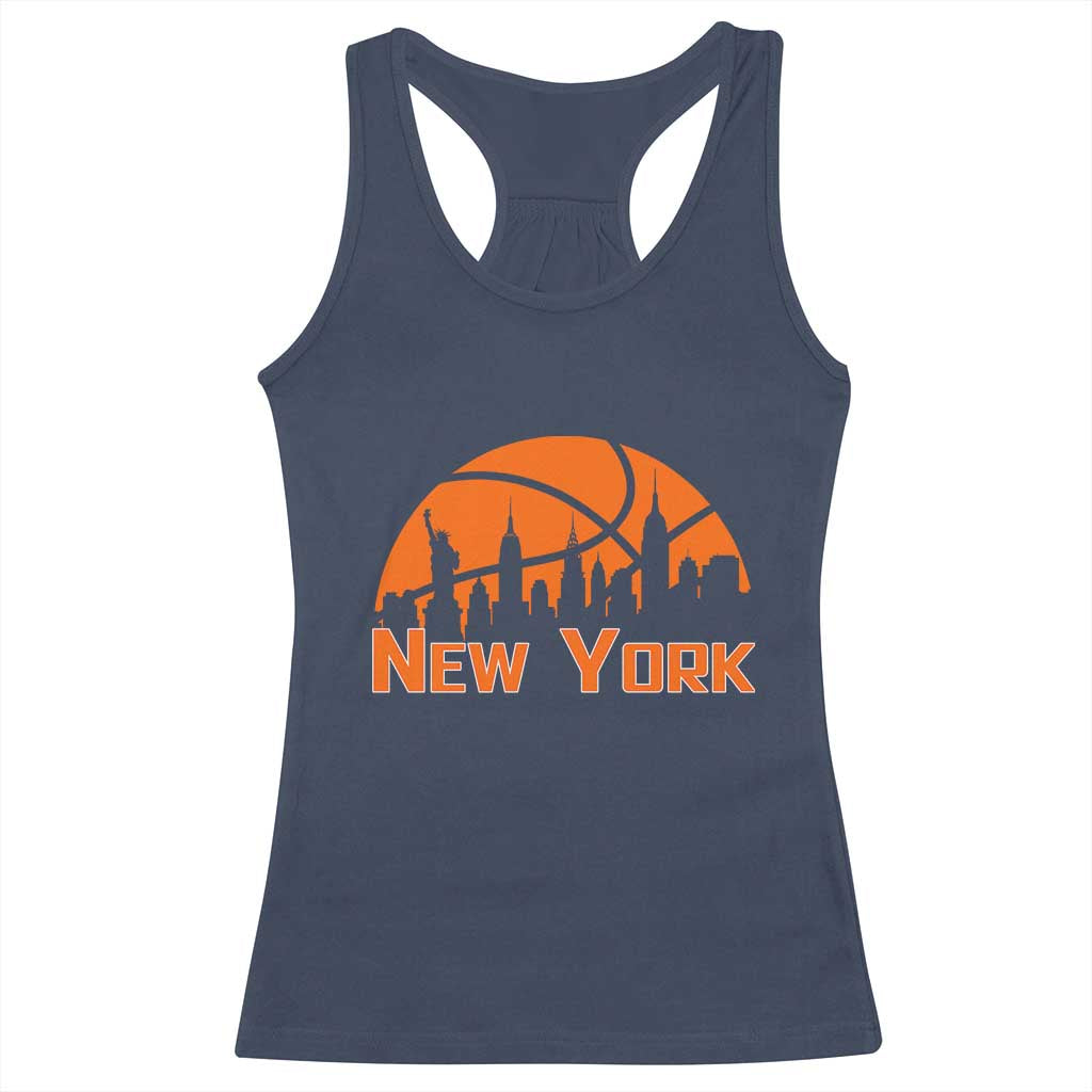 New York Skyline NY State Pride Racerback Tank Top Game Day Sports Fan