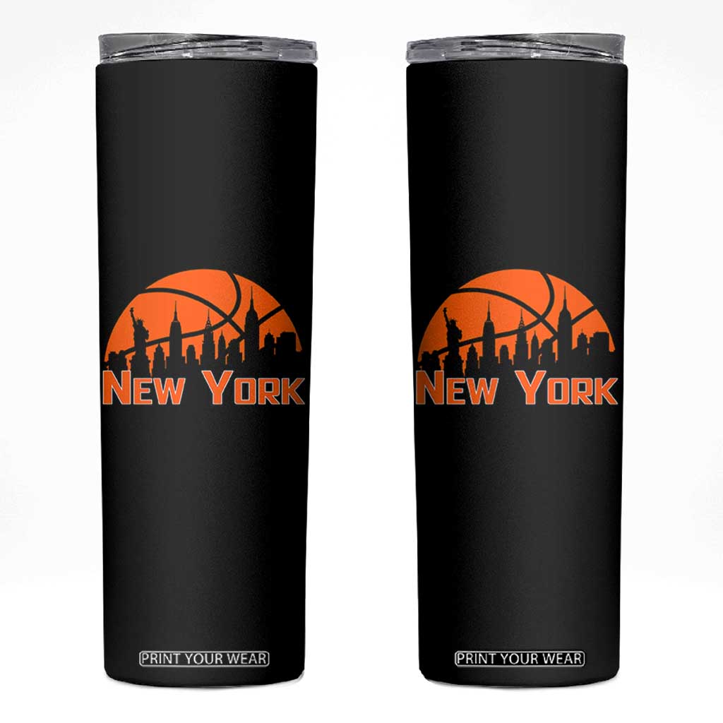 New York Skyline NY State Pride Skinny Tumbler Game Day Sports Fan