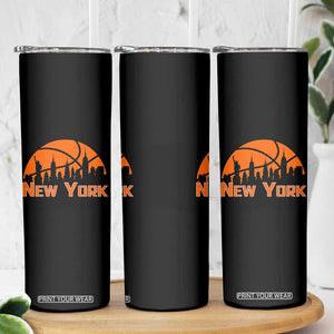 New York Skyline NY State Pride Skinny Tumbler Game Day Sports Fan
