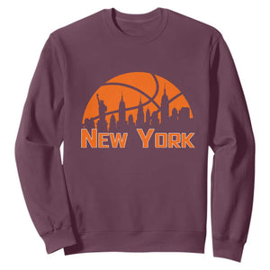 New York Skyline NY State Pride Sweatshirt Game Day Sports Fan